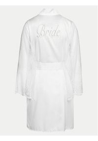 Hunkemöller Szlafrok Bride 205785 Biały. Kolor: biały. Materiał: syntetyk