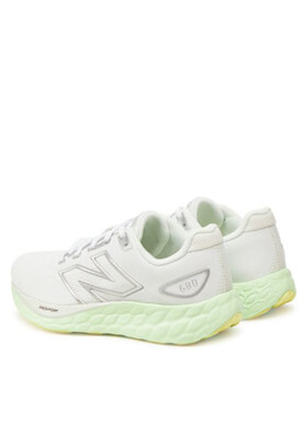 New Balance Buty do biegania 680 W680RM8 Biały. Kolor: biały. Materiał: materiał
