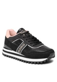 Sneakersy Björn Borg R2000 2211 618511 Blk 0999. Kolor: czarny. Materiał: skóra