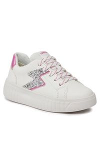 Geox Sneakersy J Mikiroshi Girl J45DVA 0BCEW C0563 S Biały. Kolor: biały #4