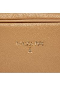 Patrizia Pepe Torebka 8B0185/L001-B685 Beżowy. Kolor: beżowy. Materiał: skórzane
