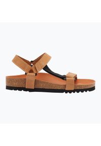 Scholl - Sandały damskie SCHOLL HEAVEN AD na rzepy. Zapięcie: rzepy. Kolor: brązowy