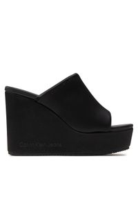 Calvin Klein Jeans Klapki Wedge Sandal Sat Nyl Dc YW0YW01359 Czarny. Kolor: czarny #1