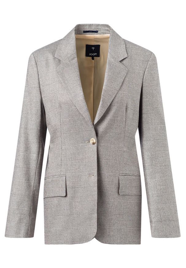 JOOP! Marynarka 58 253J58Josie-X 30047099 Szary Loose Fit. Kolor: szary. Materiał: bawełna
