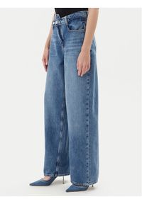 Guess Jeansy W5YA2G D5QKB Niebieski Wide Leg. Kolor: niebieski