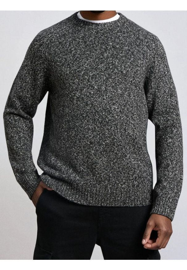 Sinsay - Sweter basic - czarny. Kolor: czarny