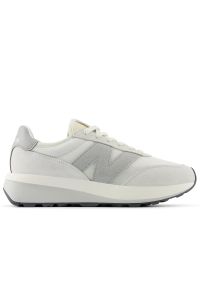 Buty unisex New Balance U370AA - szare. Zapięcie: sznurówki. Kolor: szary. Materiał: guma, zamsz, skóra. Szerokość cholewki: normalna. Sezon: lato