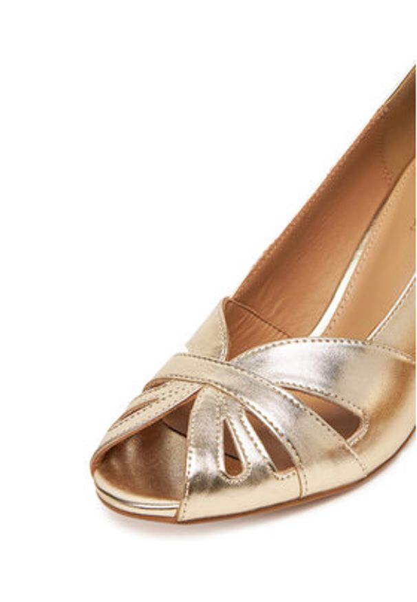 Lasocki Czółenka WYL3267-8Z Złoty. Kolor: złoty. Materiał: materiał, syntetyk