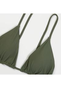 Intica - Bikini push-up z regulowanym sznurowaniem na plażę Rosmaria. Kolor: zielony. Materiał: materiał #4