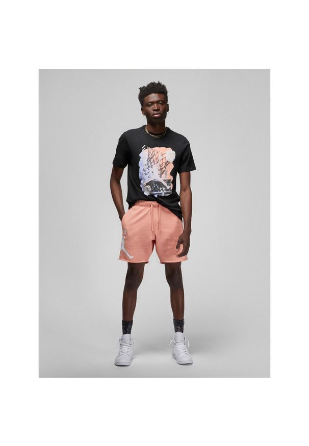 Jordan - Koszulka męska nike air jordan brand graphic crew 1 tee black. Kolor: czarny. Sport: koszykówka