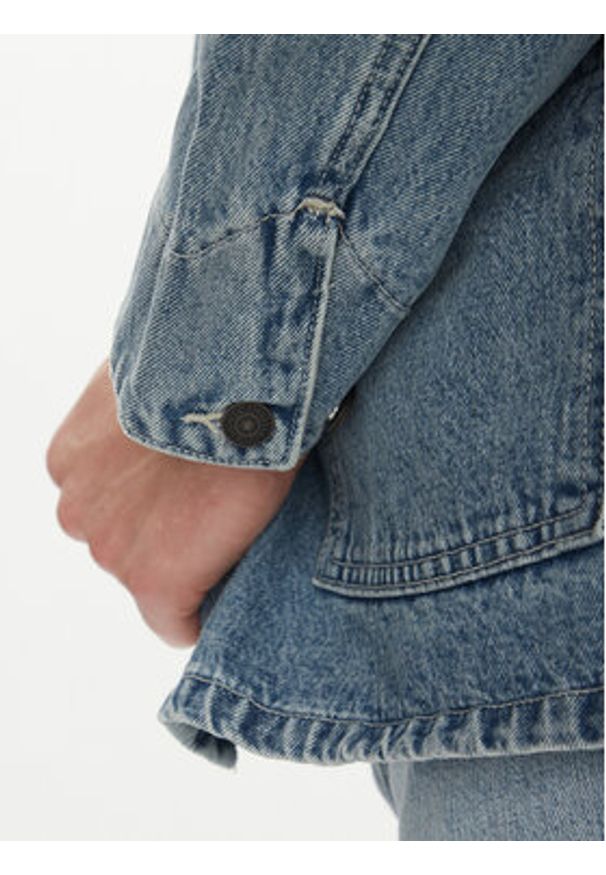 Levi's® Kurtka jeansowa Engineer A0744-0003 Niebieski Relaxed Fit. Kolor: niebieski. Materiał: bawełna