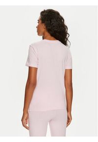 Adidas - adidas T-Shirt Essentials Slim Logo T-Shirt GL0771 Różowy Slim Fit. Kolor: różowy. Materiał: bawełna #4