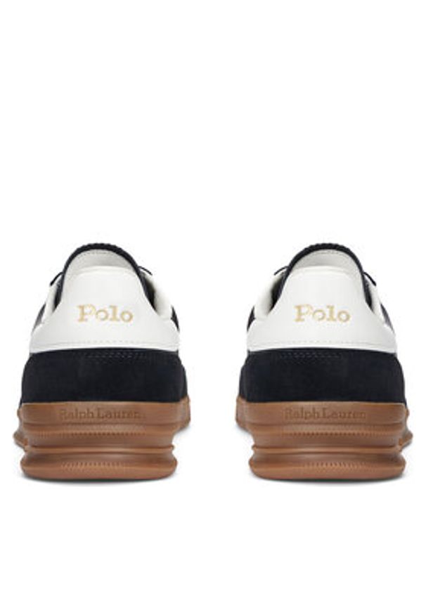 Polo Ralph Lauren Sneakersy Heritage Aera 809956119001 Czarny. Kolor: czarny. Materiał: skóra