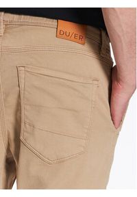 Duer Joggery No Sweat MJNS1100 Khaki Slim Fit. Kolor: brązowy. Materiał: bawełna #3