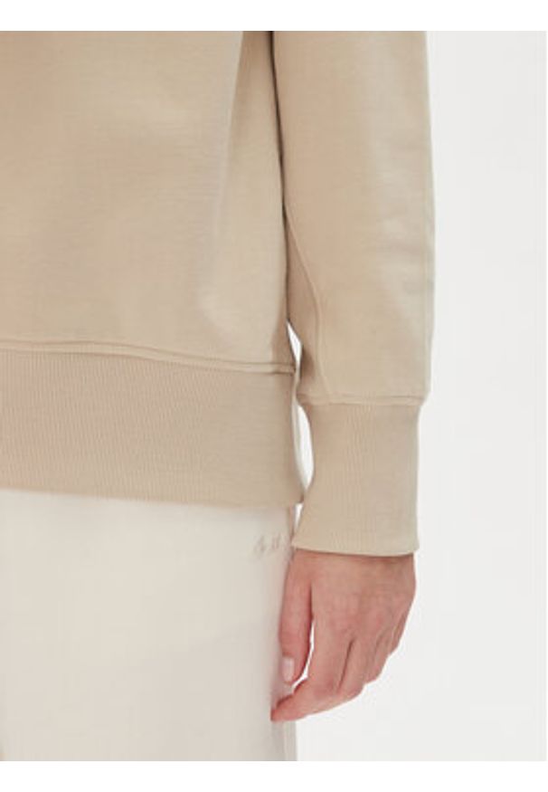 BOSS Bluza 50540266 Beżowy Regular Fit. Kolor: beżowy. Materiał: bawełna