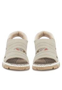 Rieker Sandały 68895-64 Beżowy. Kolor: beżowy. Materiał: materiał #6