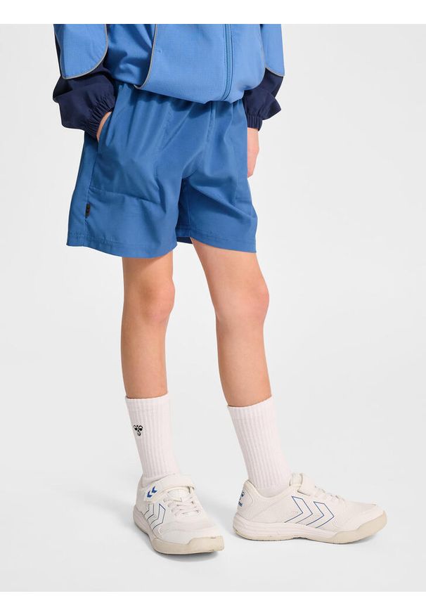 Szorty dla dzieci Hummel Pulse. Kolor: niebieski. Styl: sportowy