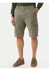 Tommy Jeans Szorty materiałowe Otis DM0DM22831 Zielony Regular Fit. Kolor: zielony. Materiał: bawełna #1