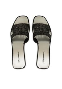 Karl Lagerfeld - KARL LAGERFELD Klapki Skoot II KL80402 Czarny. Kolor: czarny. Materiał: skóra #6
