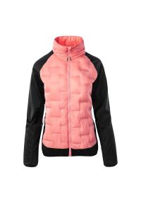Kurtka pikowana damska Elbrus Julimar Wo's - różowa, Rozmiar XS. Kolor: różowy. Materiał: nylon, tkanina, poliester, materiał. Technologia: Primaloft. Długość: długie