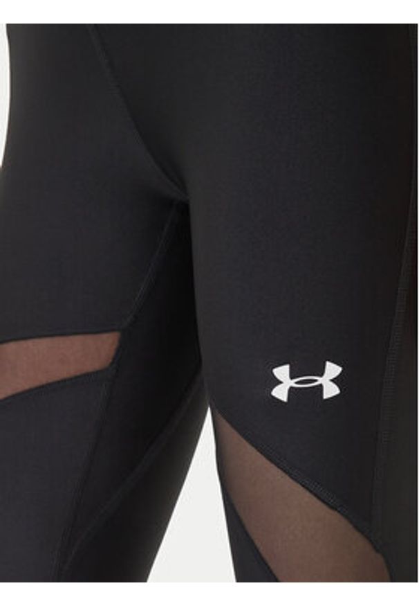 Under Armour Legginsy HeatGear® 6010009 Czarny Slim Fit. Kolor: czarny. Materiał: syntetyk