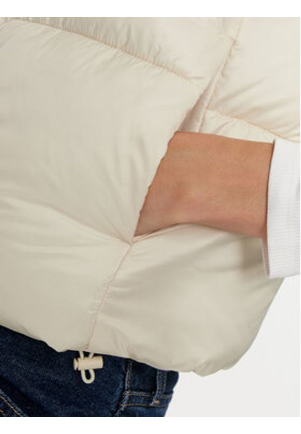 GAP - Gap Bezrękawnik 500882-01 Écru Regular Fit. Materiał: syntetyk. Długość rękawa: bez rękawów