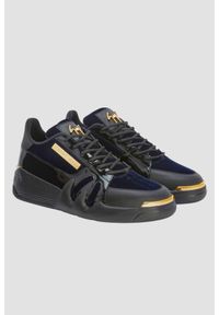 Giuseppe Zanotti - GIUSEPPE ZANOTTI Granatowe sneakersy, Rozmiar 42. Kolor: niebieski