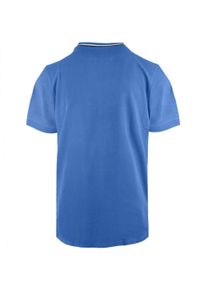 Koszulka Polo - Męska - Pako Jeans - Niebieska, Dekolt Bez Guzików. Okazja: na co dzień. Typ kołnierza: polo. Kolor: niebieski. Materiał: bawełna. Styl: casual