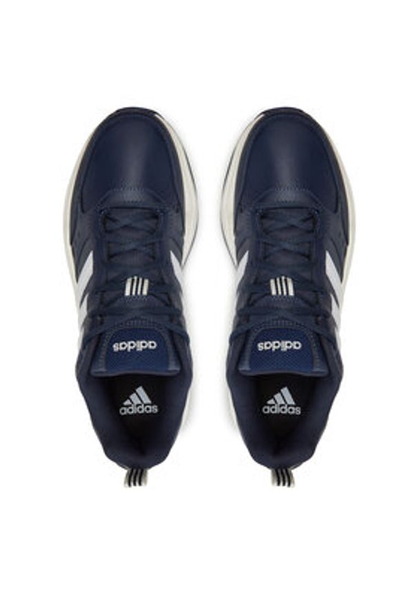 Adidas - adidas Buty na siłownię Strutter IH4906 Niebieski. Kolor: niebieski. Materiał: skóra. Sport: fitness