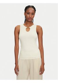 Marciano Guess Bluzka 5GGR09 5869Z Biały Slim Fit. Kolor: biały. Materiał: syntetyk, wiskoza #1