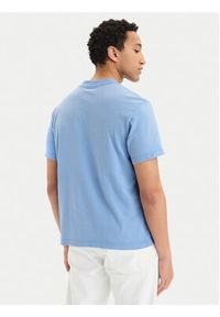 Calvin Klein Jeans T-Shirt SS 20S LV04RG832G Niebieski jasny Regular Fit. Kolor: niebieski. Materiał: bawełna #5