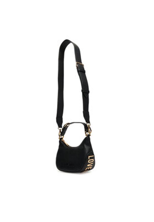Love Moschino - LOVE MOSCHINO Torebka JC4019PP1NLT0000 Czarny. Kolor: czarny. Materiał: skórzane