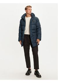 Calvin Klein Płaszcz zimowy K10K113465 Niebieski Regular Fit. Kolor: niebieski. Materiał: syntetyk. Sezon: zima #3