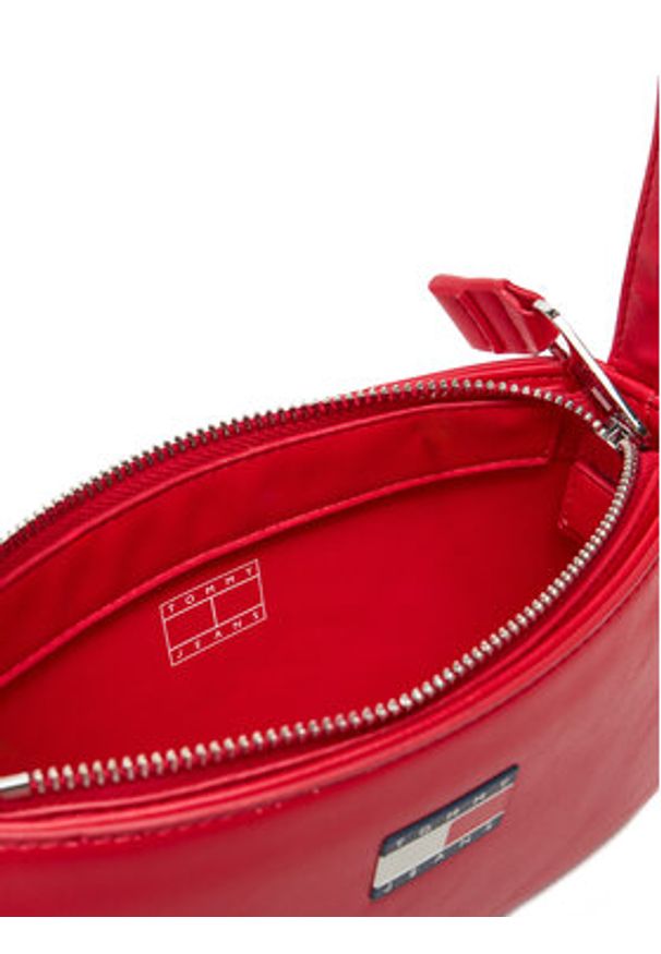 Tommy Jeans Torebka Tjw Ess Must Shoulder Bag AW0AW16966 Czerwony. Kolor: czerwony. Materiał: skórzane