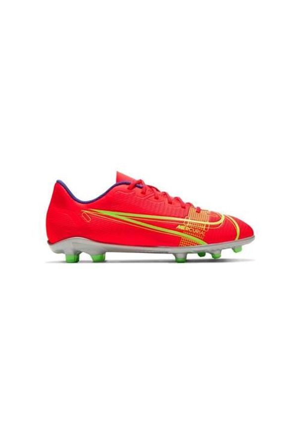 Buty piłkarskie dla dzieci Nike JR Mercurial Vapor 14 Club Fgmg. Zapięcie: sznurówki. Kolor: czerwony. Materiał: syntetyk, materiał. Szerokość cholewki: normalna. Sport: piłka nożna