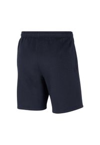 Nike - Spodenki Dziecięce Park 20 Fleece Shorts. Kolor: niebieski. Styl: sportowy. Sport: turystyka piesza