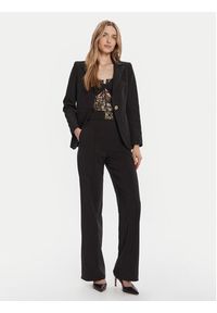 Rinascimento Chinosy CFC0126223003 Czarny Slim Fit. Kolor: czarny. Materiał: syntetyk