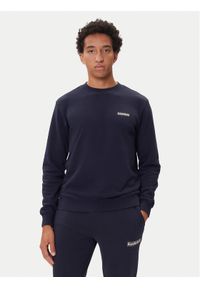 Napapijri Bluza B-Small Box C NP0A88TP Granatowy Relaxed Fit. Kolor: niebieski. Materiał: bawełna #1