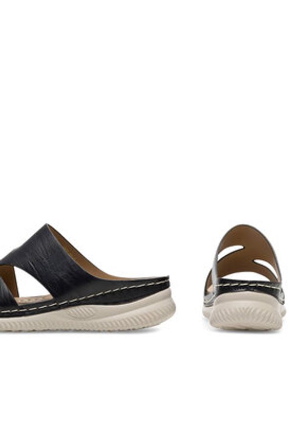 Clara Barson Klapki WYL0510-22 Czarny. Kolor: czarny. Materiał: skóra