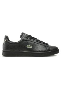 Buty Lacoste Carnaby Pro 123 8 Sma M 745SMA011302H czarne. Kolor: czarny. Materiał: materiał, syntetyk, tkanina, skóra. Szerokość cholewki: normalna #2