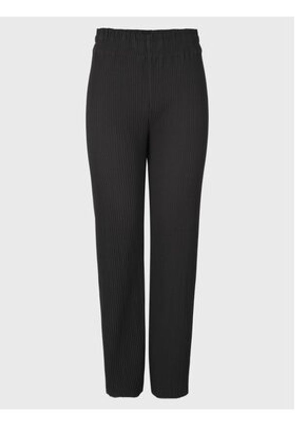 YAS Spodnie materiałowe 26028051 Czarny Regular Fit. Kolor: czarny. Materiał: syntetyk