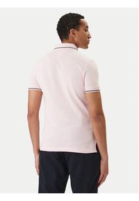 TOMMY HILFIGER - Tommy Hilfiger Polo Seasonal MW0MW39993 Różowy Slim Fit. Typ kołnierza: polo. Kolor: różowy. Materiał: bawełna #5