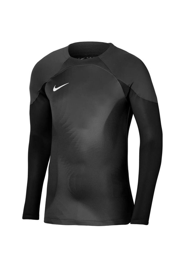 Koszulka treningowa męska Nike Gardien IV Goalkeeper. Kolor: wielokolorowy, czarny, szary. Długość rękawa: długi rękaw. Długość: długie