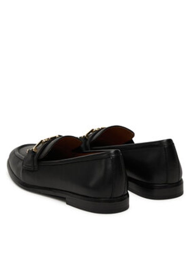 BOSS Loafersy Helyan 50548788 Czarny. Kolor: czarny. Materiał: skóra