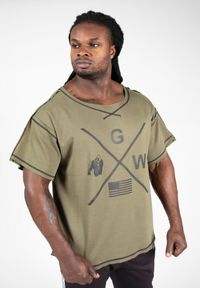 GORILLA WEAR - Sheldon Top do ćwiczeń - zielony /3XL. Kolor: zielony. Sport: fitness