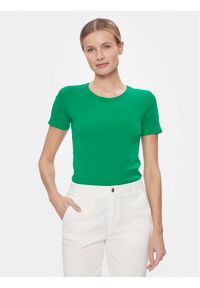 United Colors of Benetton - United Colors Of Benetton T-Shirt 3GA2E16A0 Zielony Regular Fit. Kolor: zielony. Materiał: bawełna