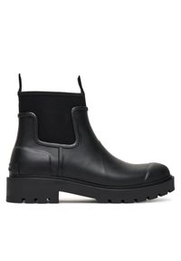 Calvin Klein Jeans Kalosze Combat Rain Boot YM0YM01376 Czarny. Kolor: czarny