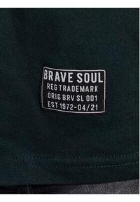 Brave Soul T-Shirt MTS-149ALFARO Zielony Regular Fit. Kolor: zielony. Materiał: bawełna #4