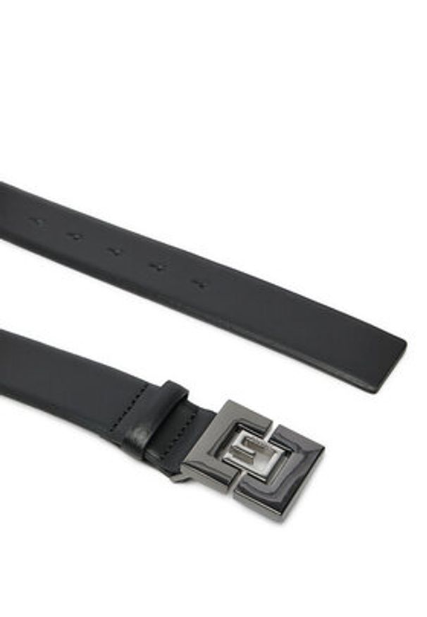 Guess Pasek Męski BMGNLE P4435 Czarny. Kolor: czarny. Materiał: skóra