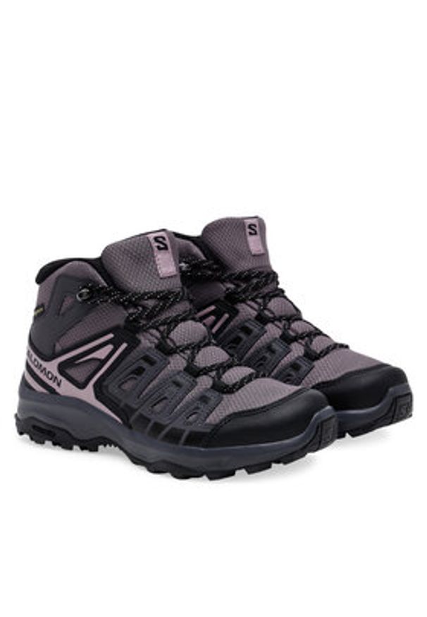 salomon - Salomon Trekkingi Extegra Mid Gore-Tex L47800200 Fioletowy. Kolor: fioletowy. Materiał: materiał